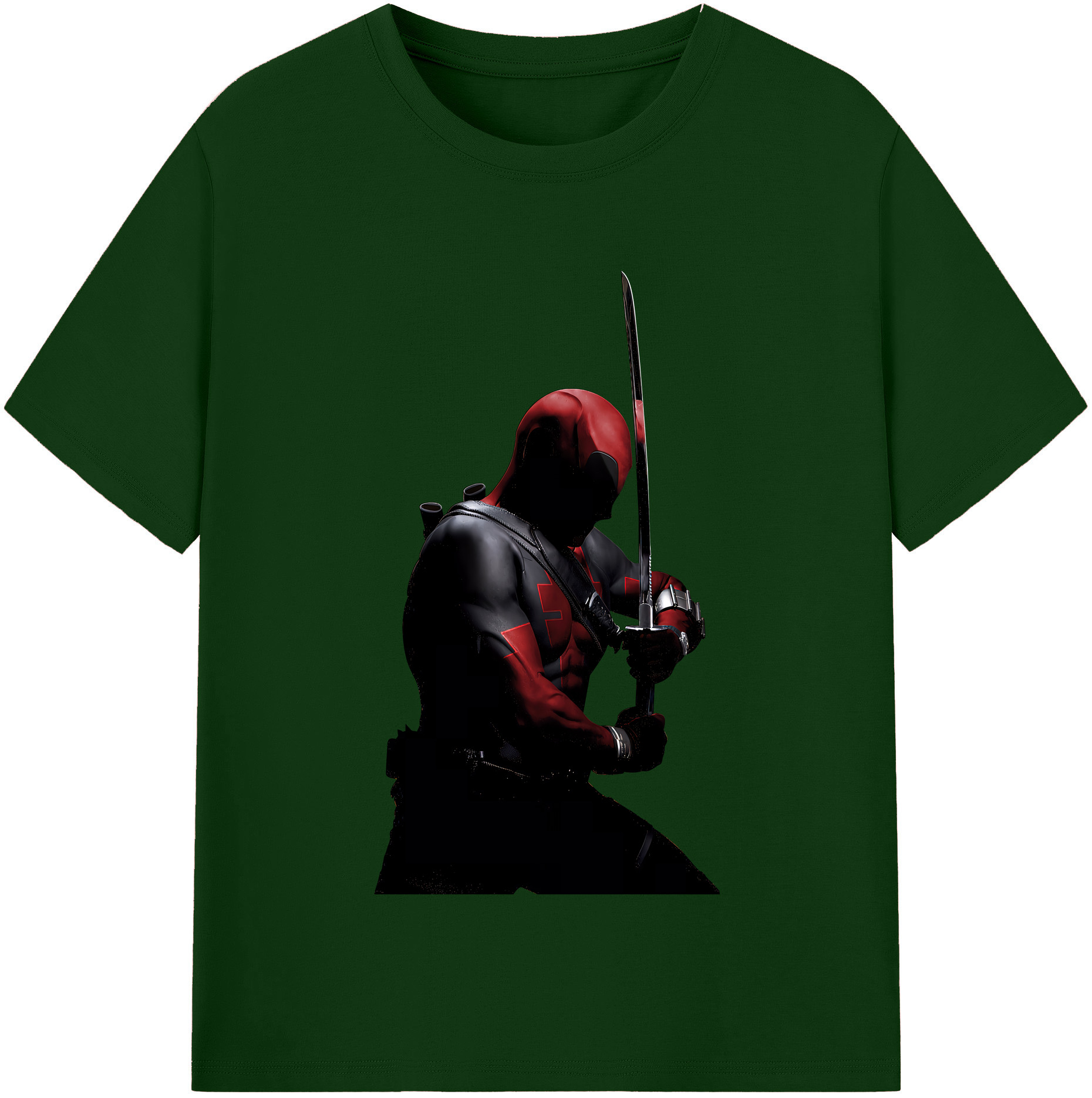 （画像用） Deadpool デッドプール 綿100％半袖Tシャツ（フロントプリント）